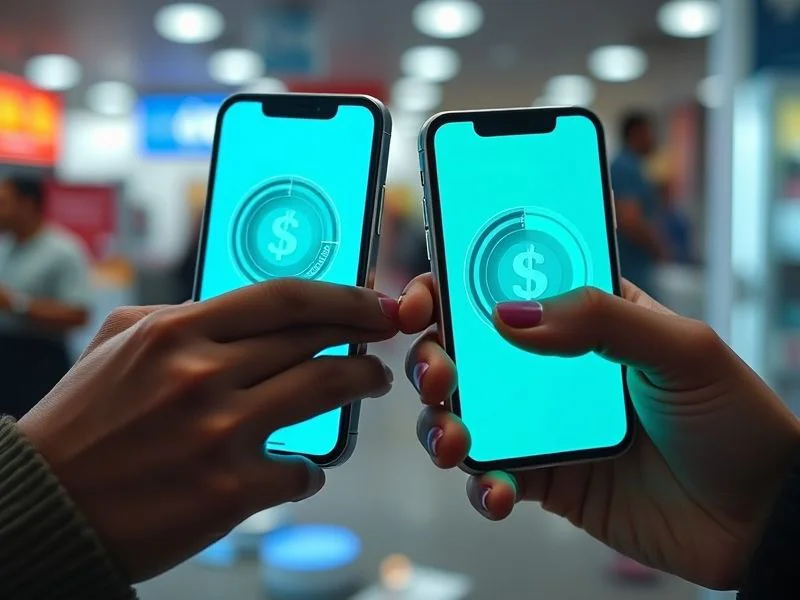 Empreendedor brasileiro recebendo pagamento PIX por QR Code em seu negócio